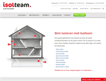 Tablet Screenshot of isolteam.be